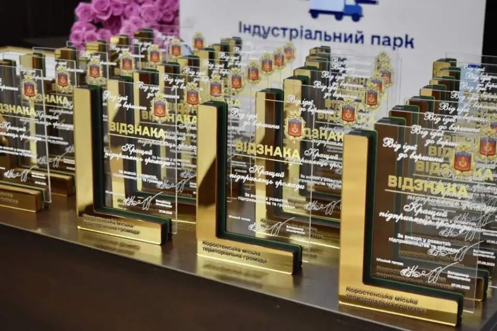 У Коростені нагородили найкращих підприємців та зібрали кошти для військових на благодійному аукціоні