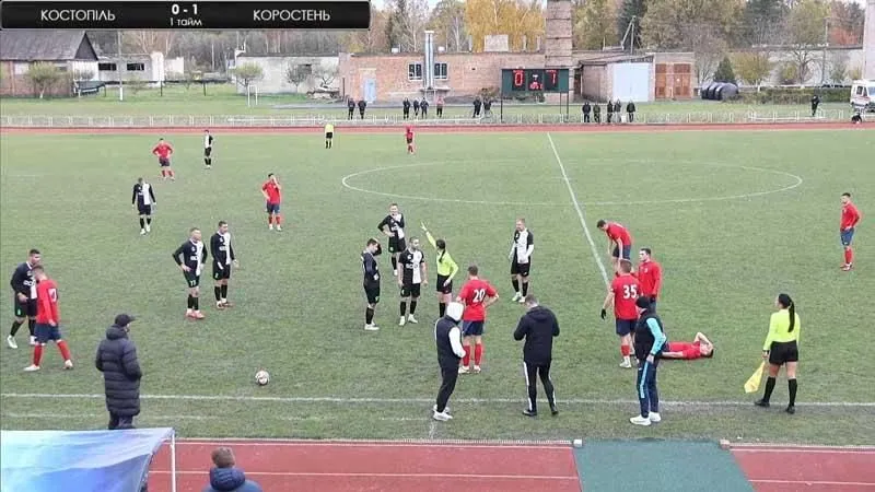 СК «Коростень/Агро-Нива» зіграв унічию 3:3 у драматичному матчі в Костополі