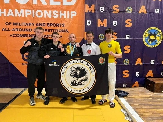 Житомирські спортсмени тріумфували на світовому чемпіонаті з військово-спортивного багатоборства