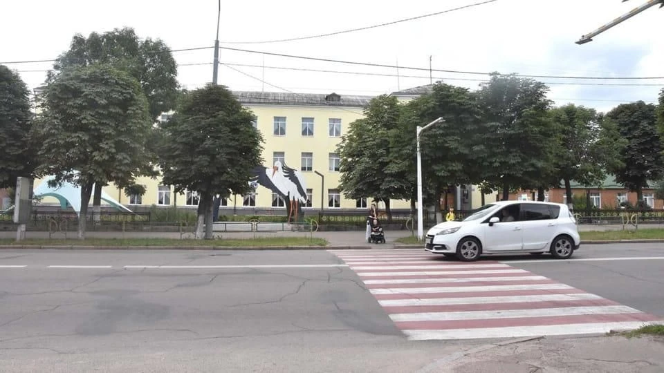 У Коростені біля ліцею встановлять «берлінські подушки» для зниження швидкості