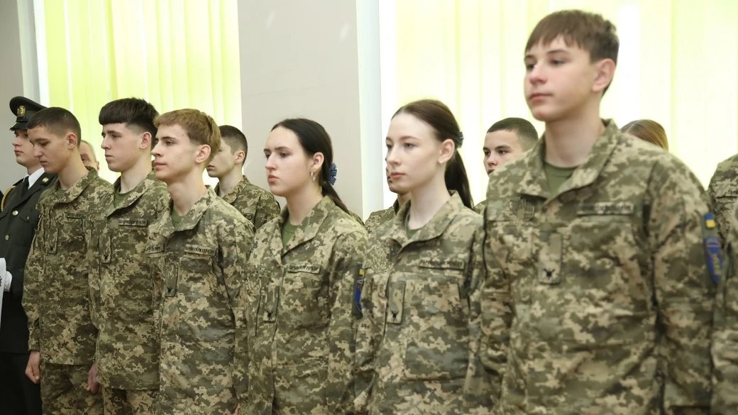 У Бердичеві вперше склали клятву ліцеїсти нового військового ліцею