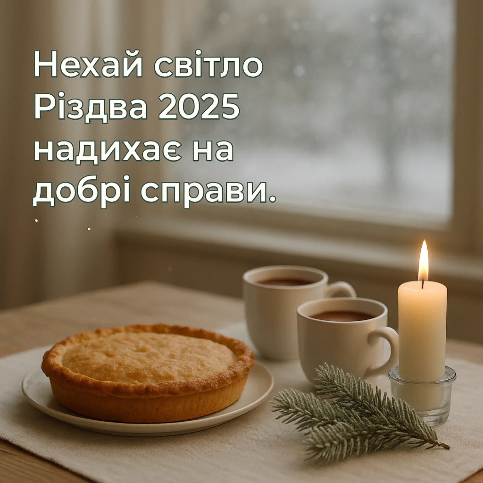 Привітання з різдвом 2025