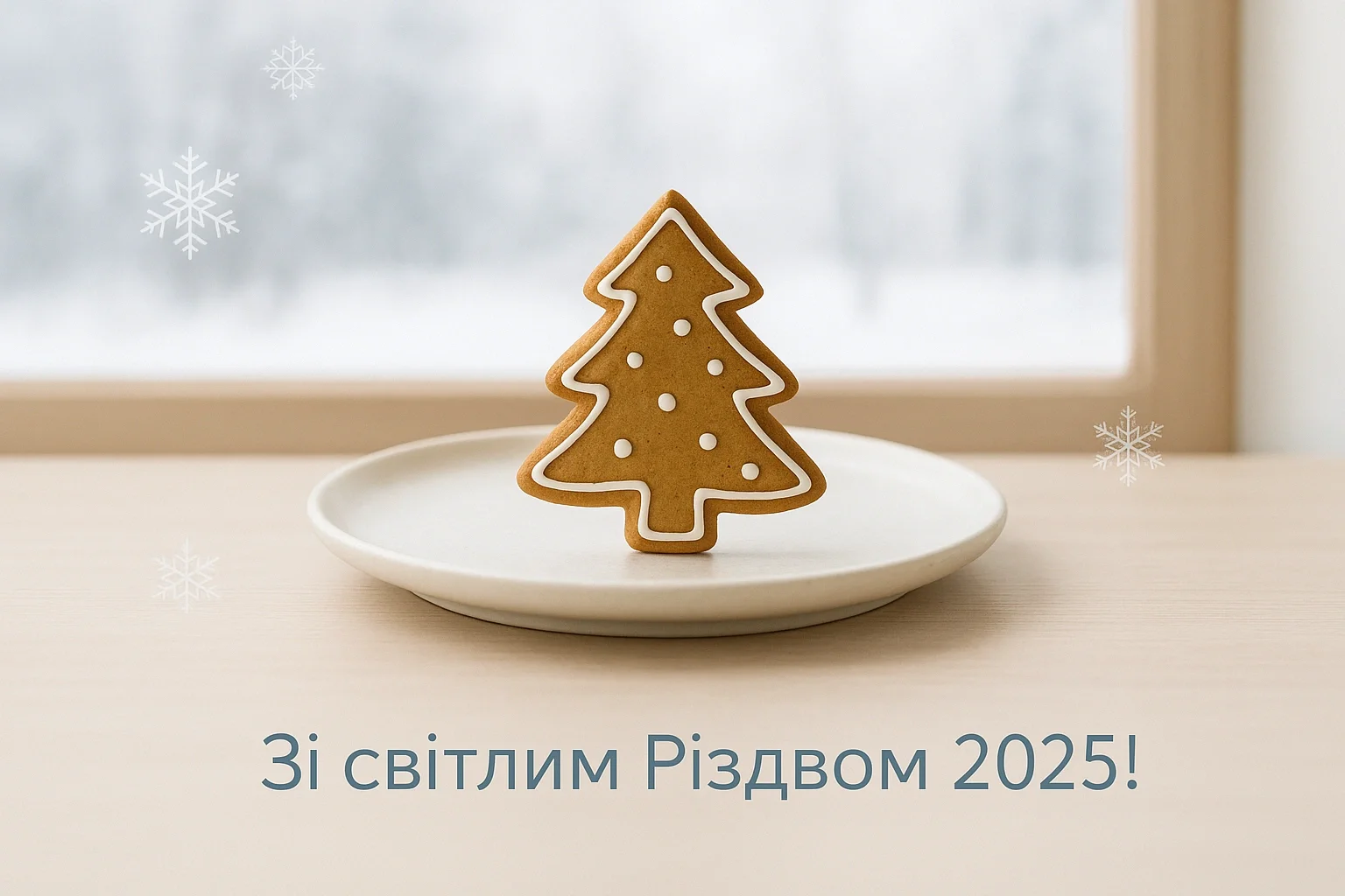 Привітання з різдвом 2025