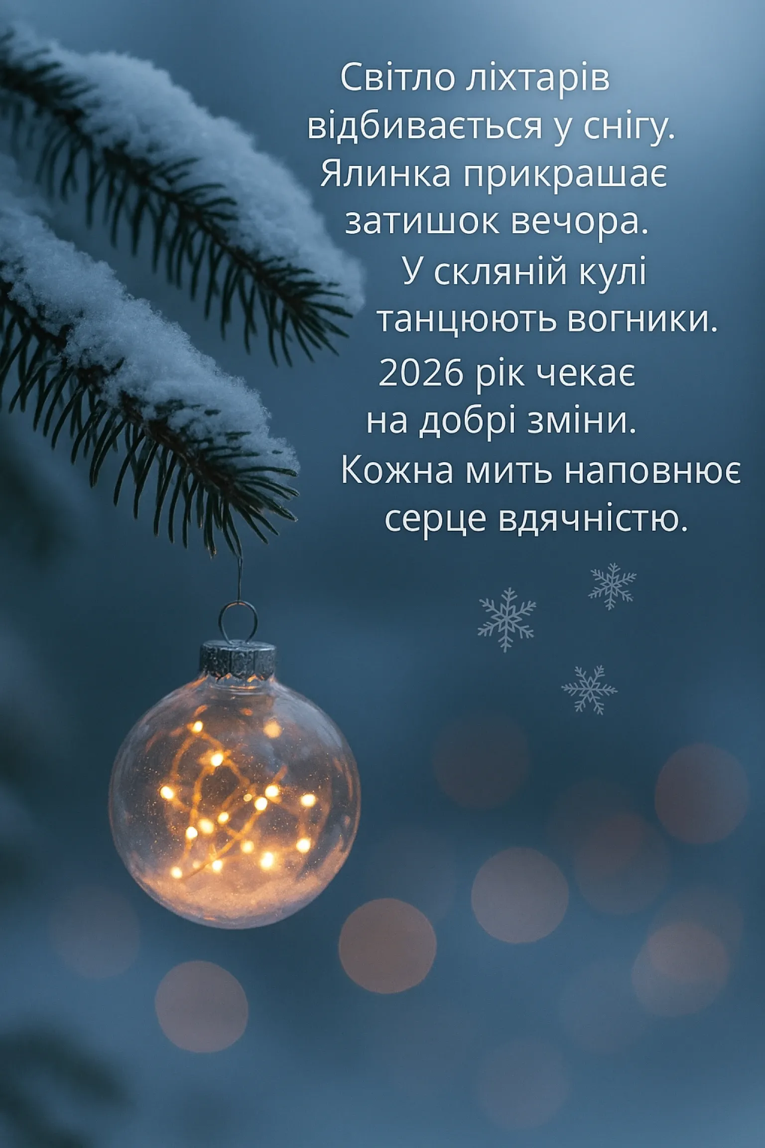 Привітання з прийдешнім новим роком 2026