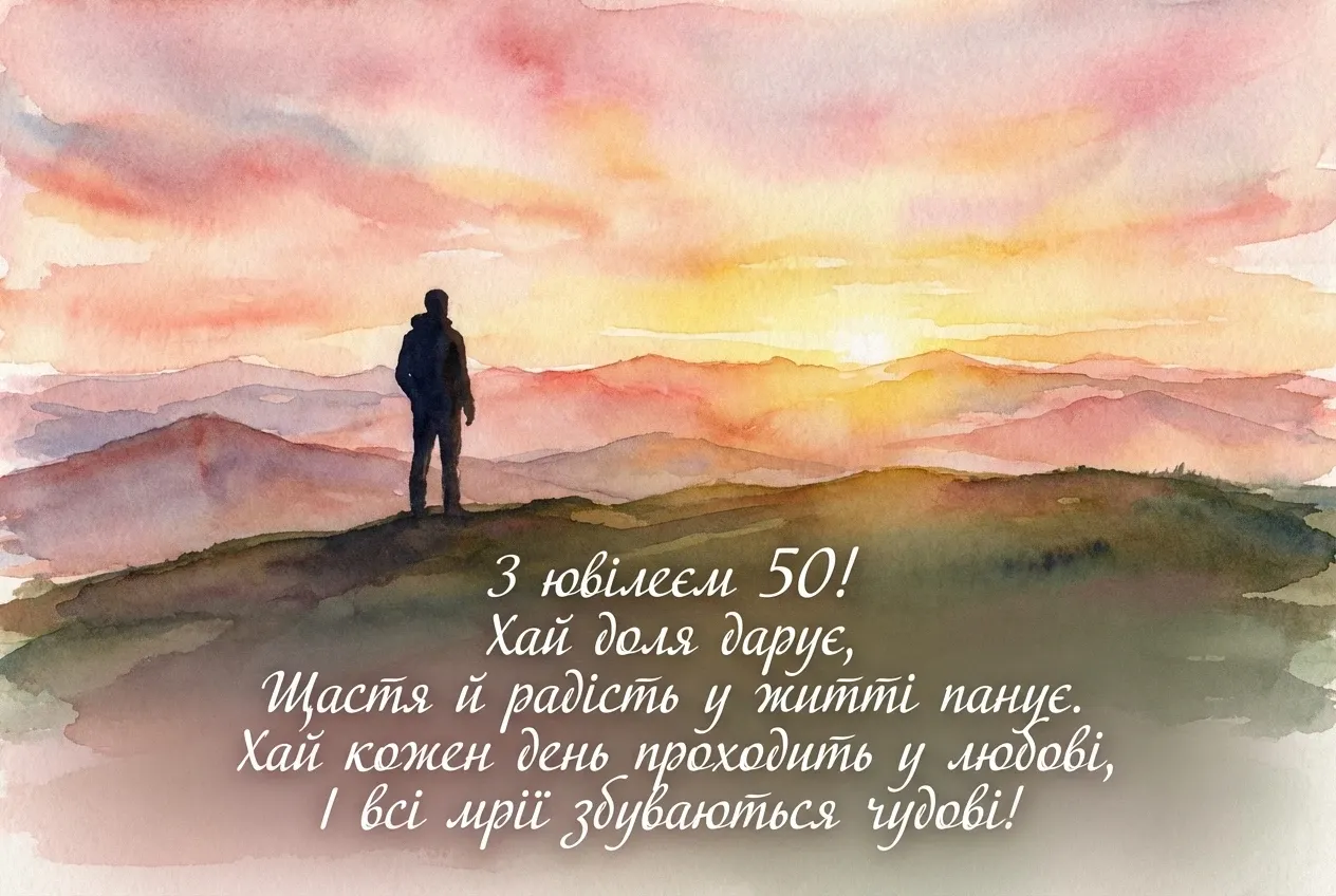 з ювілеєм 50 з ювілеєм 50