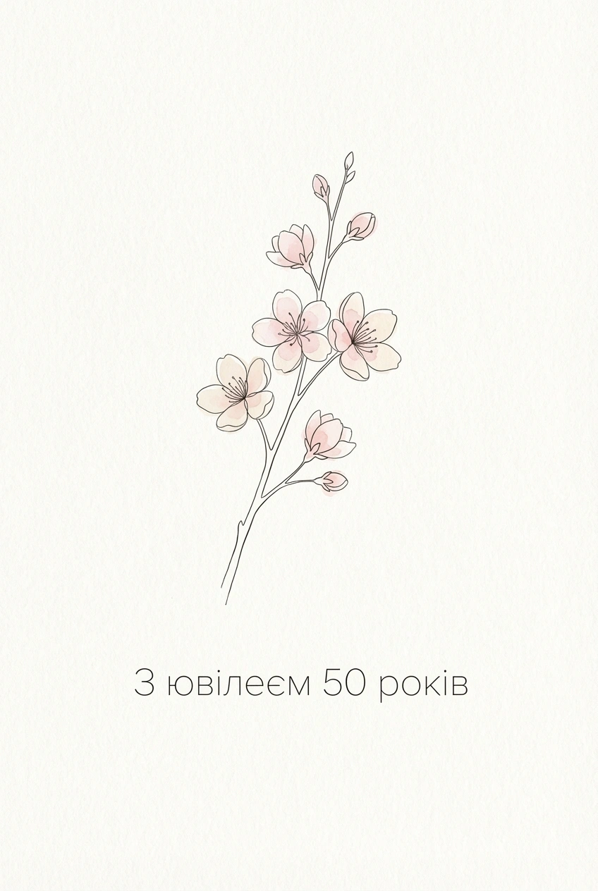 з ювілеєм 50 з ювілеєм 50