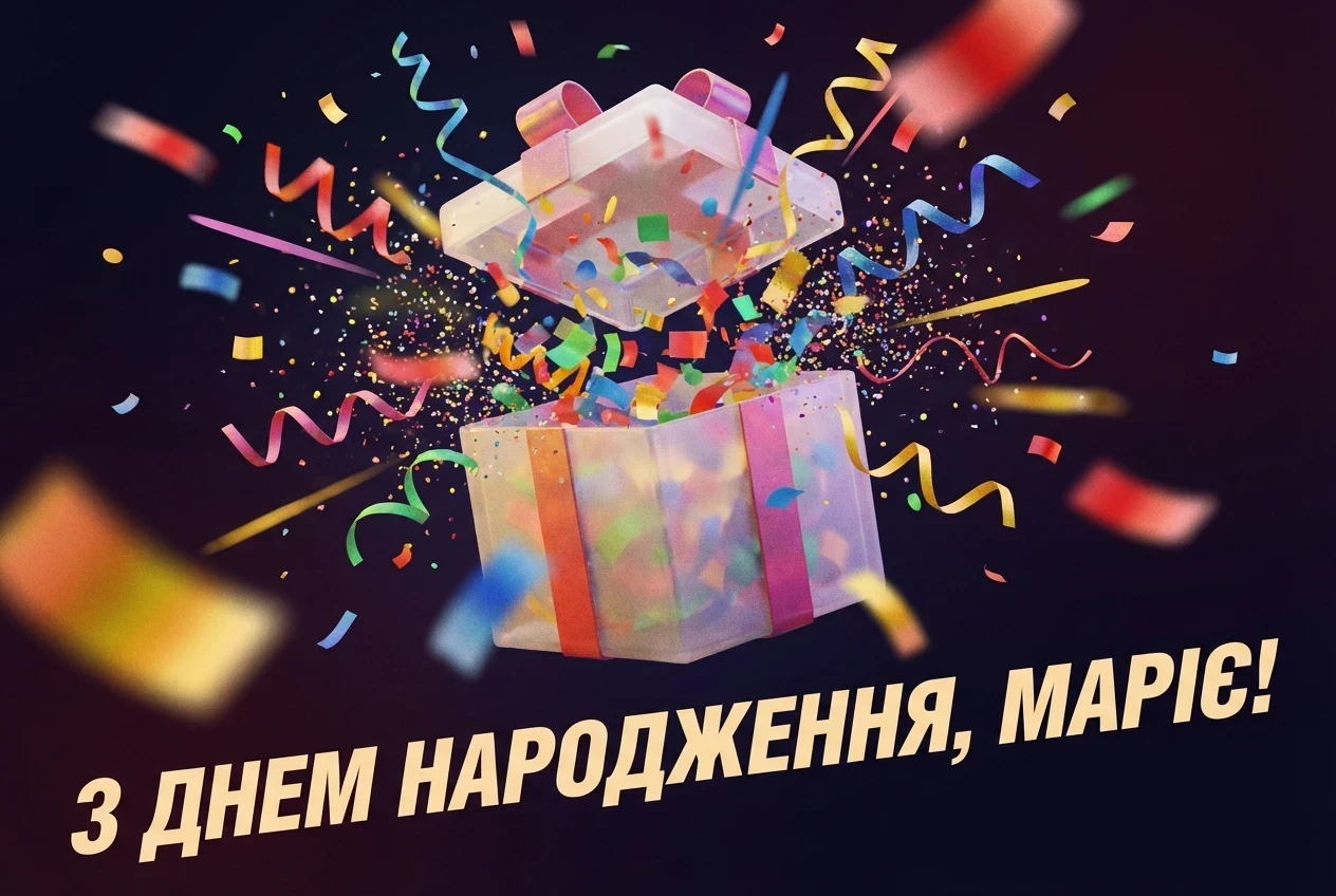 Марія вітаю з днем народження Марія вітаю з днем народження