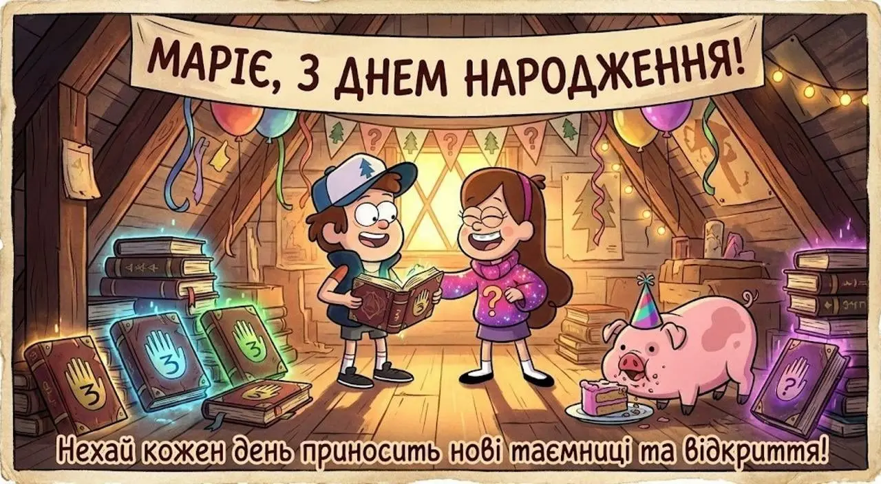 Привітання з днем народження для Марії