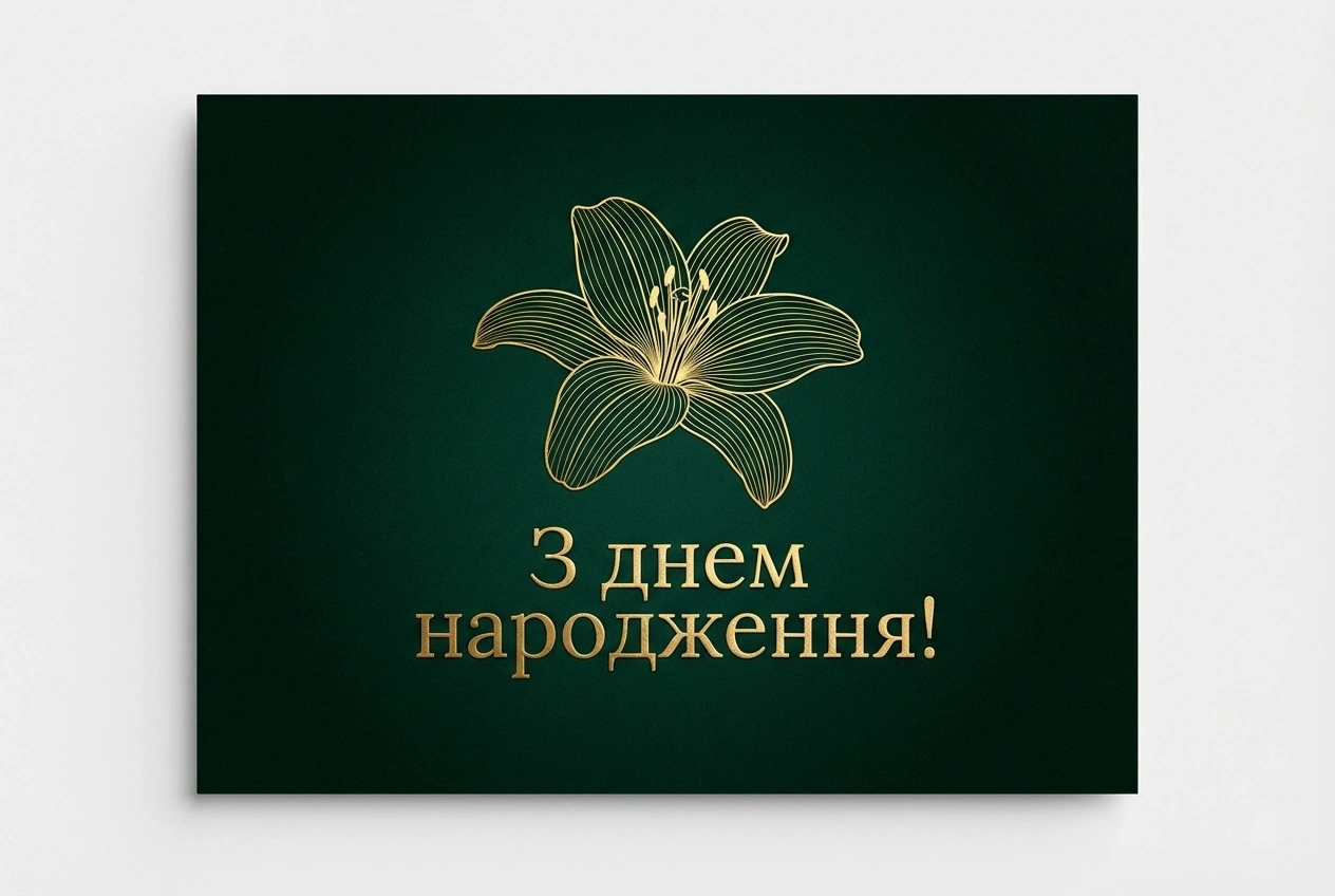 Люба з днем народження