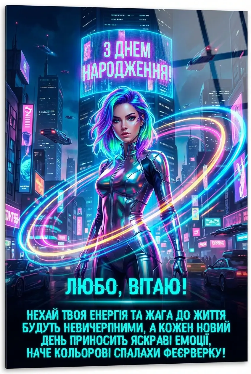 Люба з днем народження