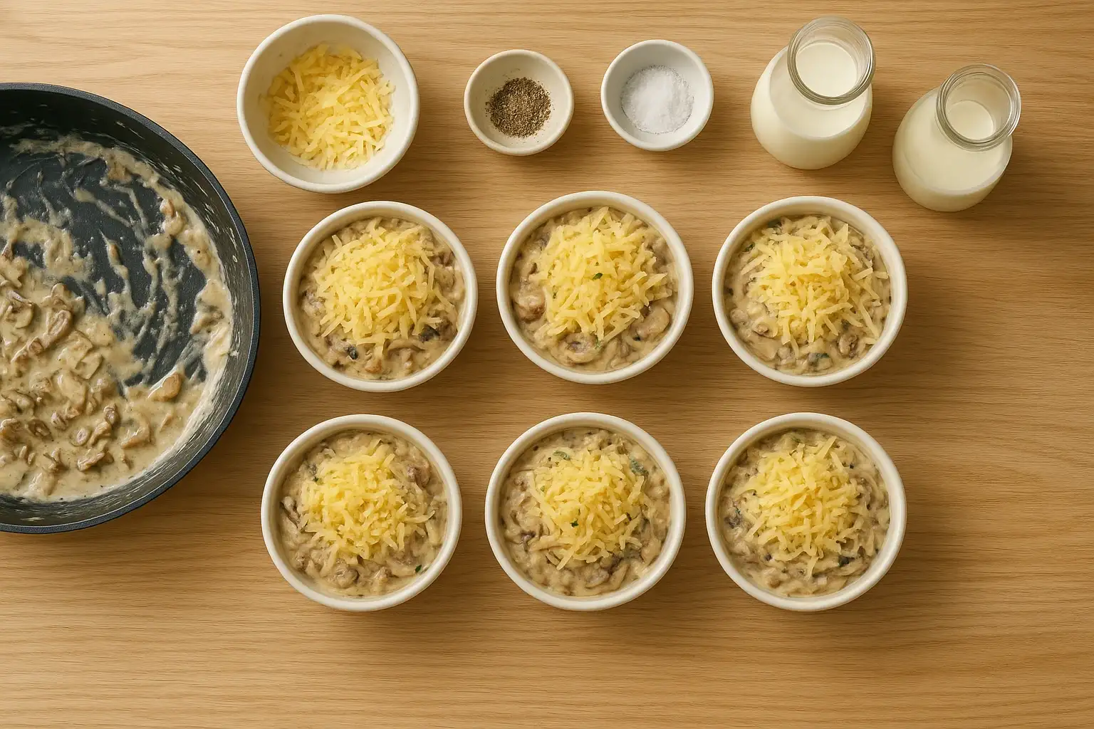 жюльен с грибами рецепт