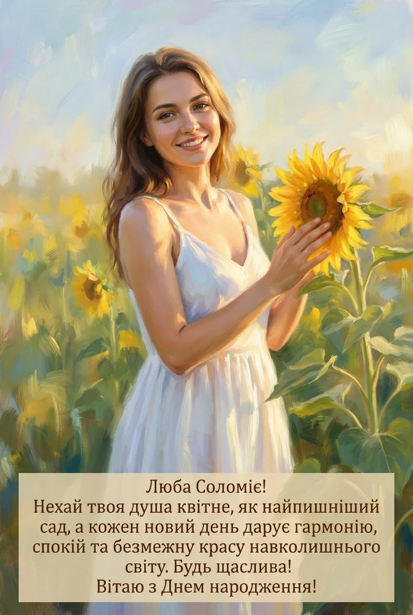 з днем народження соломія картинки