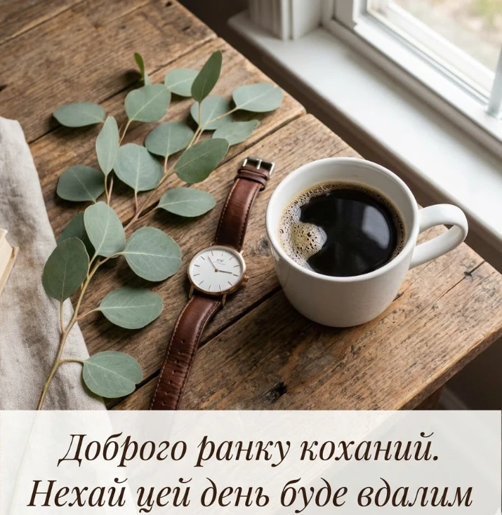 Доброго ранку, коханий: найтепліші картинки та душевні побажання для початку дня