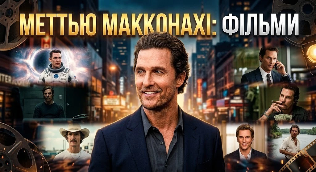Фільми Меттью Мак-Конагея: повний список для перегляду