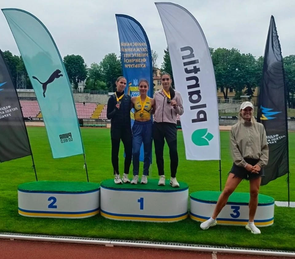 Легкоатлетка з Коростеня здобула медаль на національних змаганнях у Львові