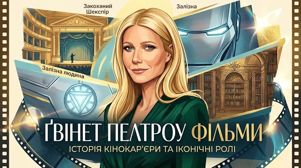 Десять фільмів Ґвінет Пелтроу на будь-який настрій