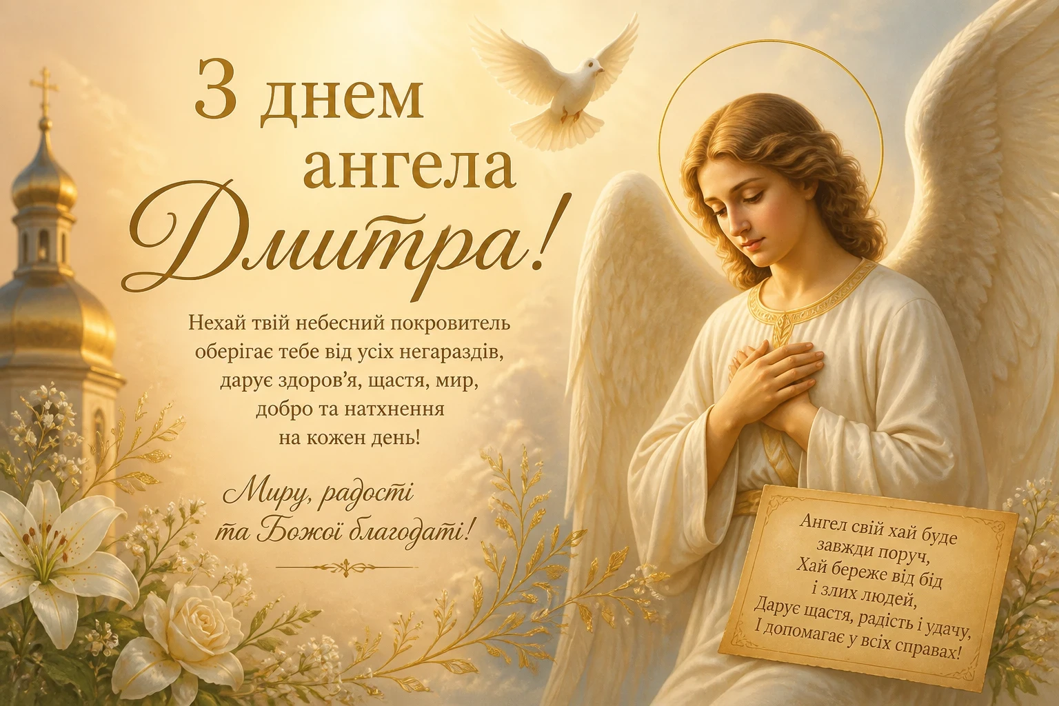 З днем ангела Дмитра