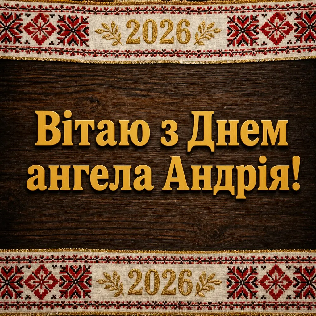 з днем ангела андрія 2026