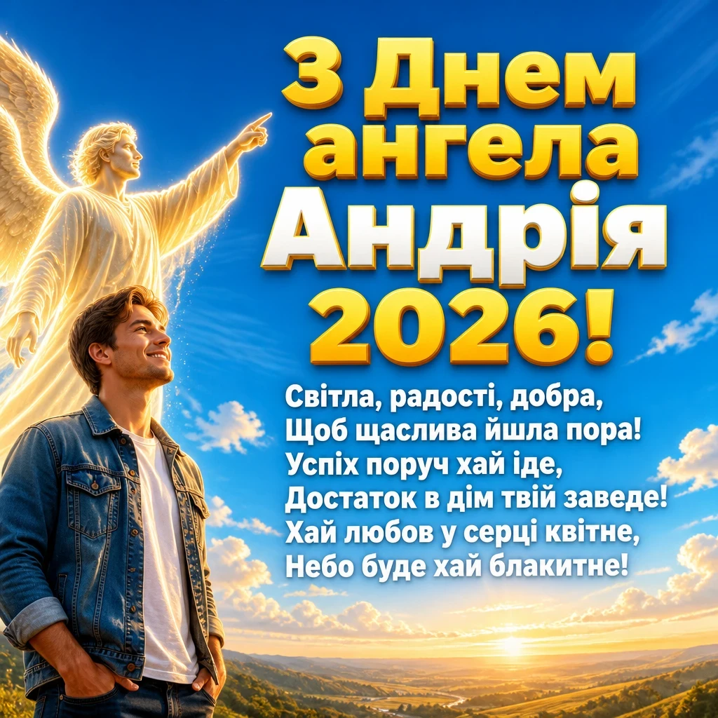 з днем ангела андрія 2026
