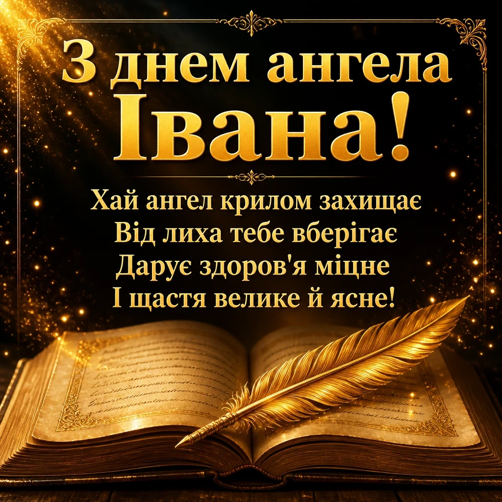 привітання з днем ангела івана привітання з днем ангела івана