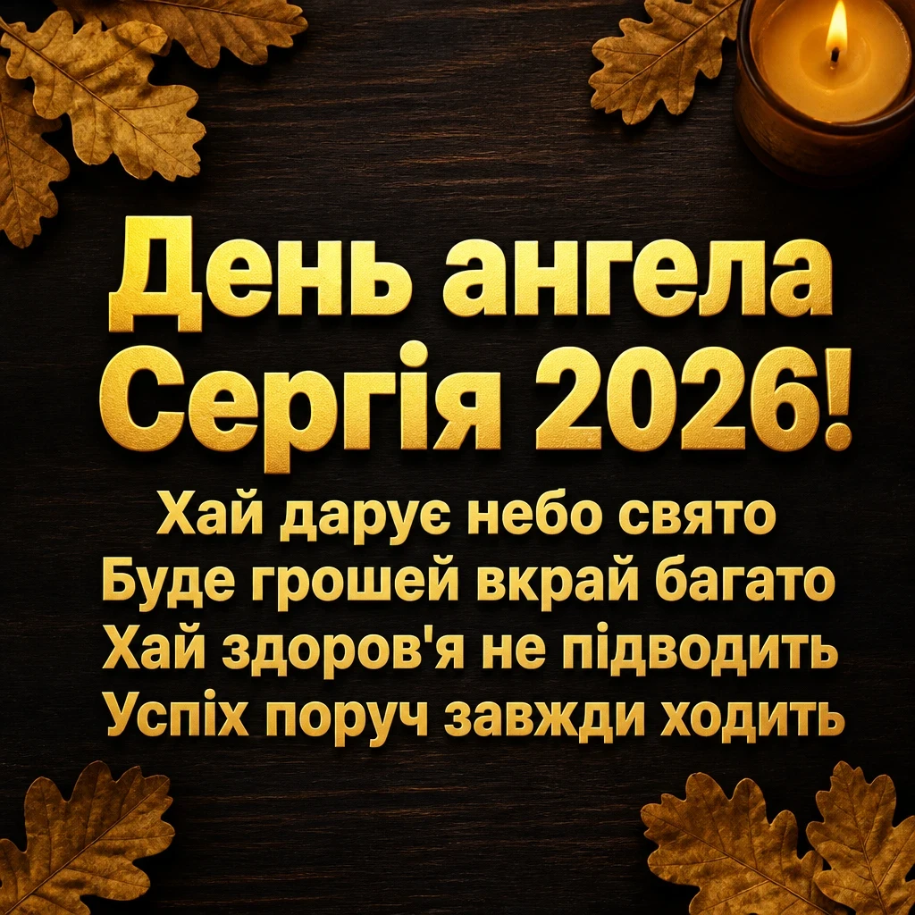 день ангела сергія 2026 день ангела сергія 2026