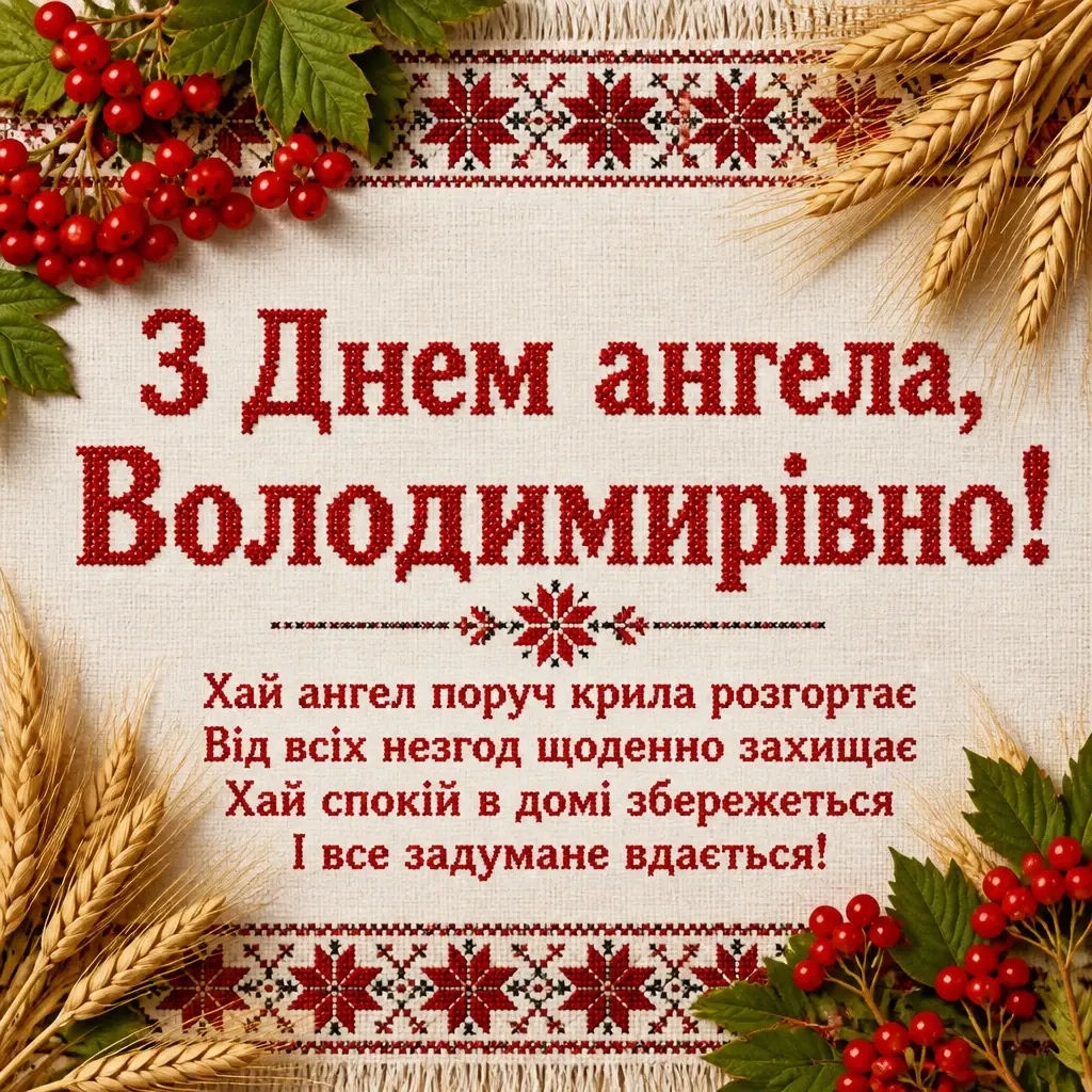 з днем ангела володимирівна з днем ангела володимирівна