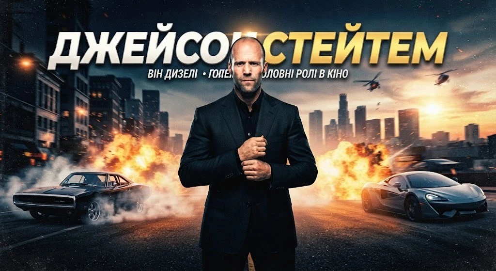 Найкращі фільми Джейсона Стейтема на будь-який смак